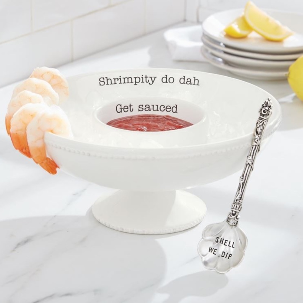 Mud Pie Shrimpity Do Dah shrimp cocktail serving bowl